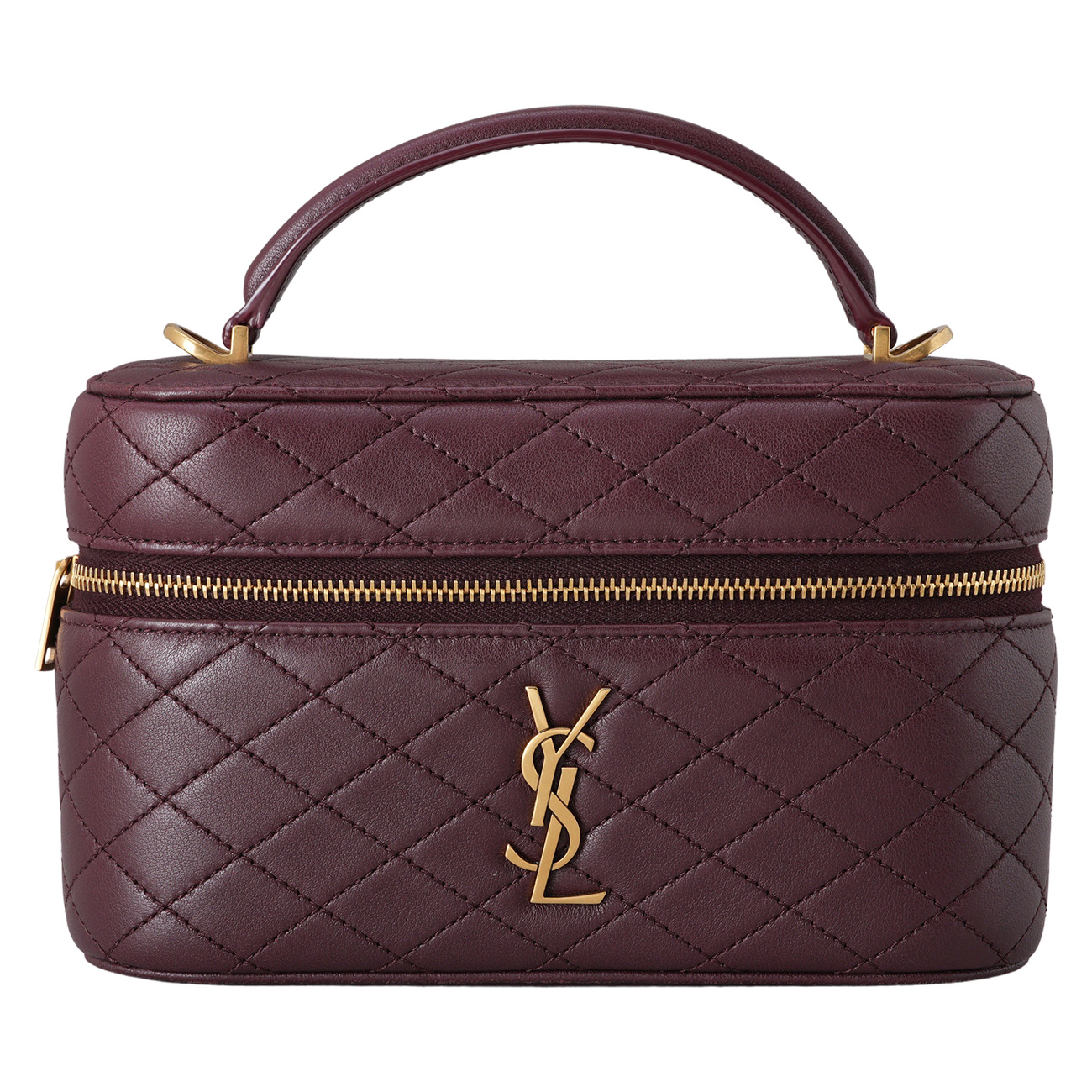YVES SAINT LAURENT(USED)생로랑 766731 가비 베니티 탑핸들백